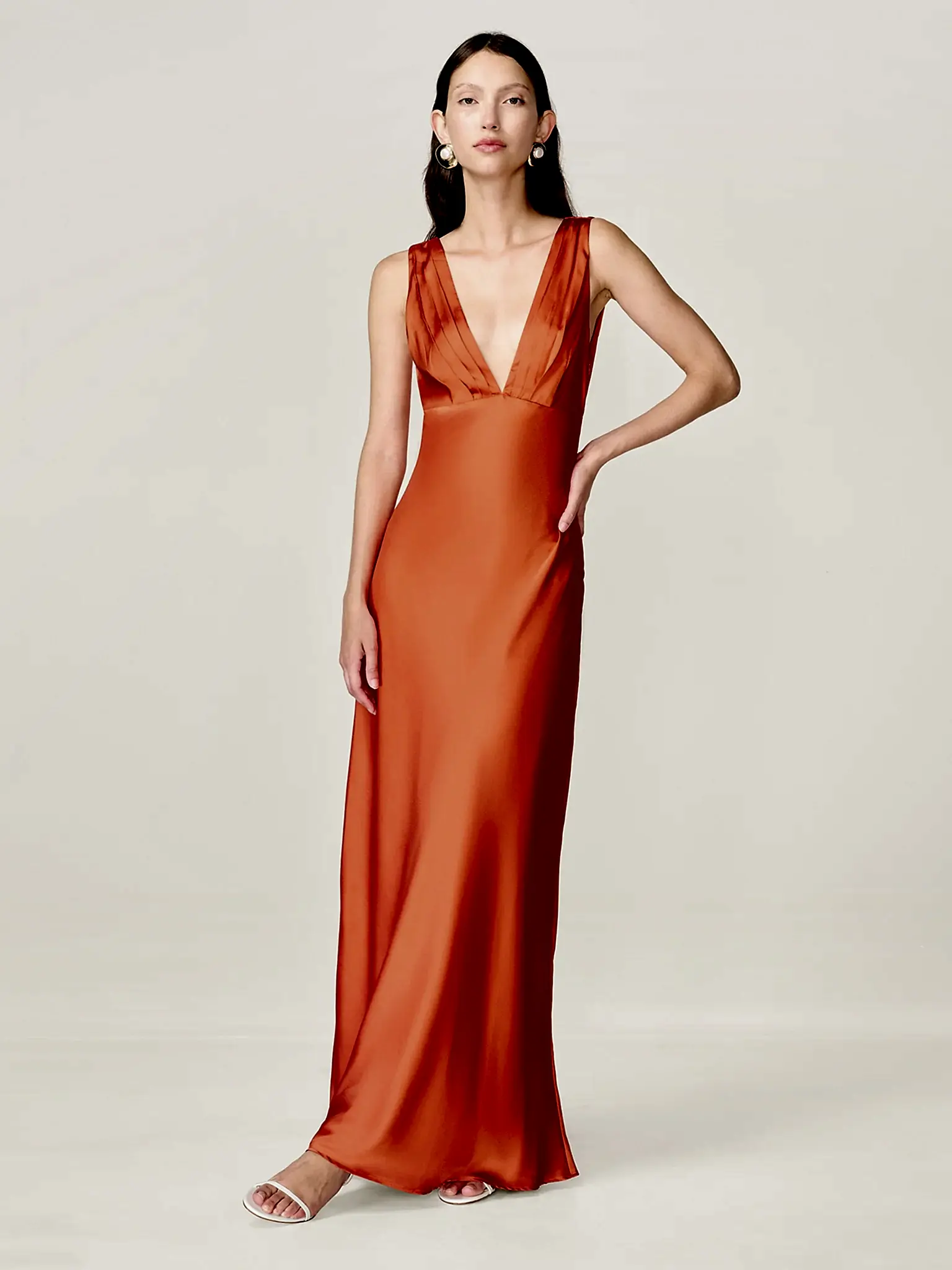 Casey Dress in Tangerine