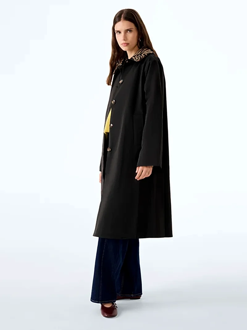 Charleston Trench in Black