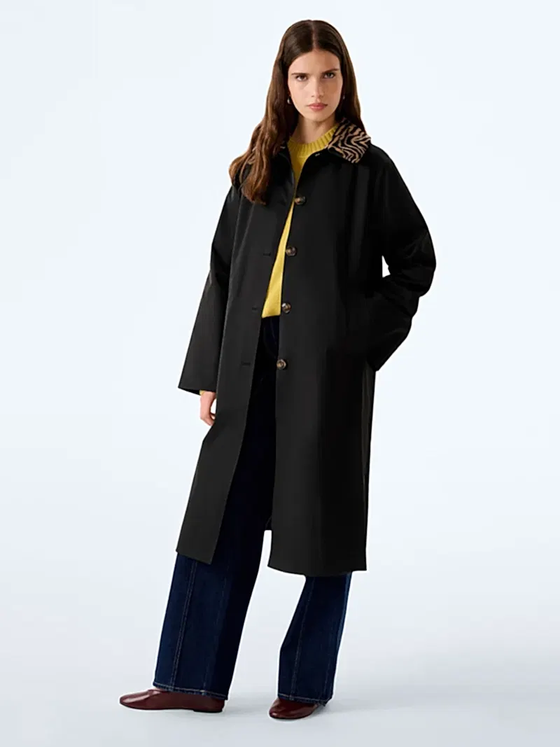 Charleston Trench in Black