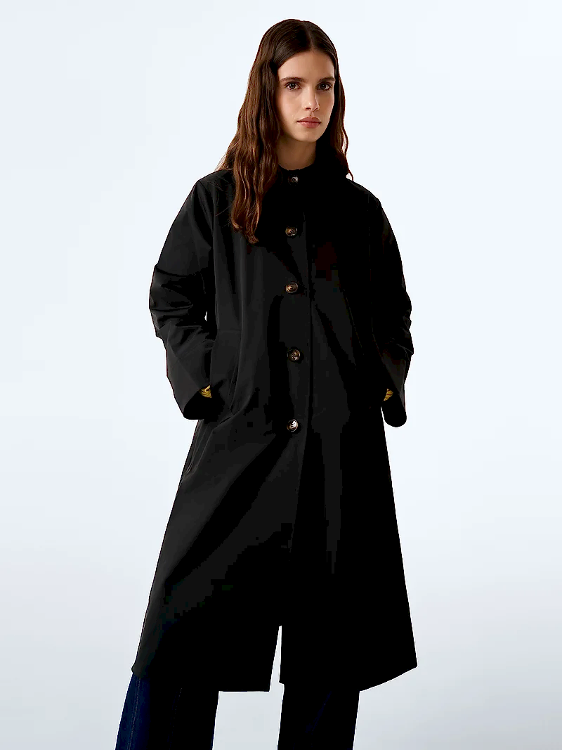 Charleston Trench in Black