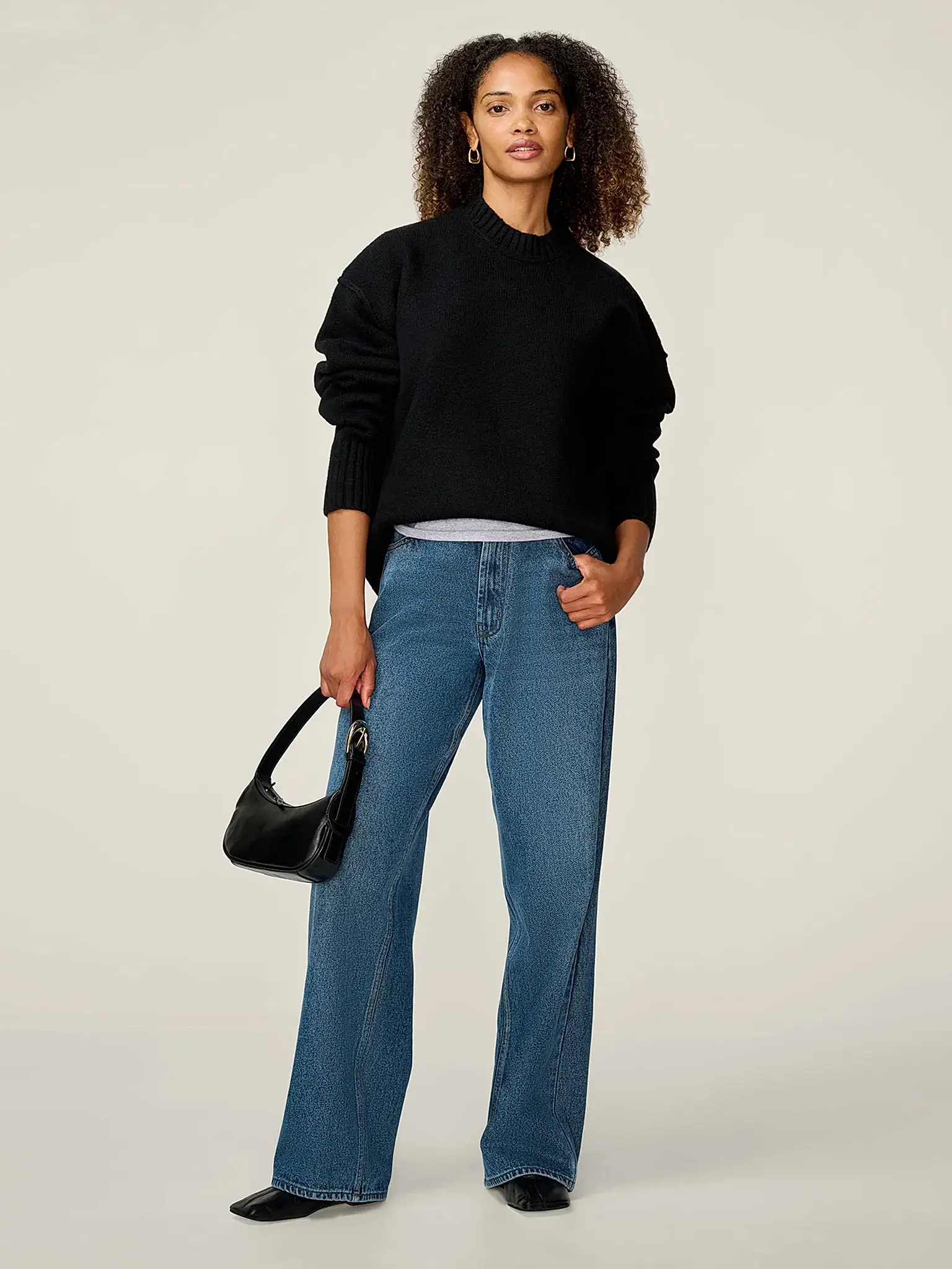 Omnes Clementine Jumper in Black
