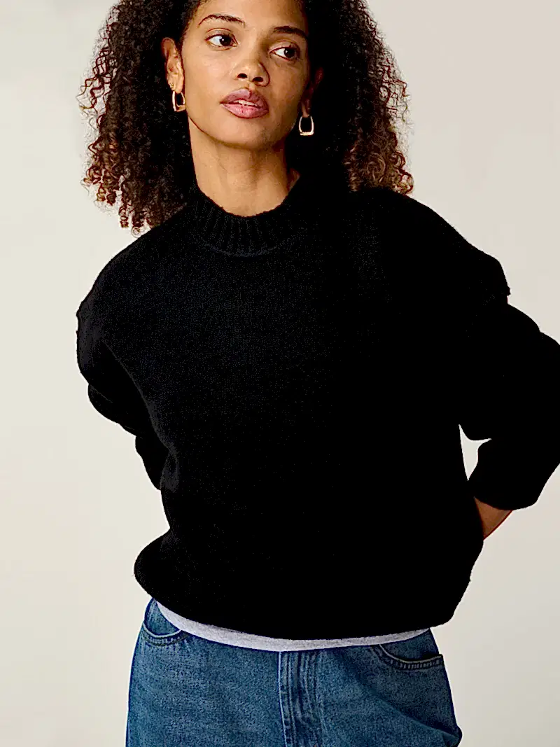 Clementine Jumper in Black