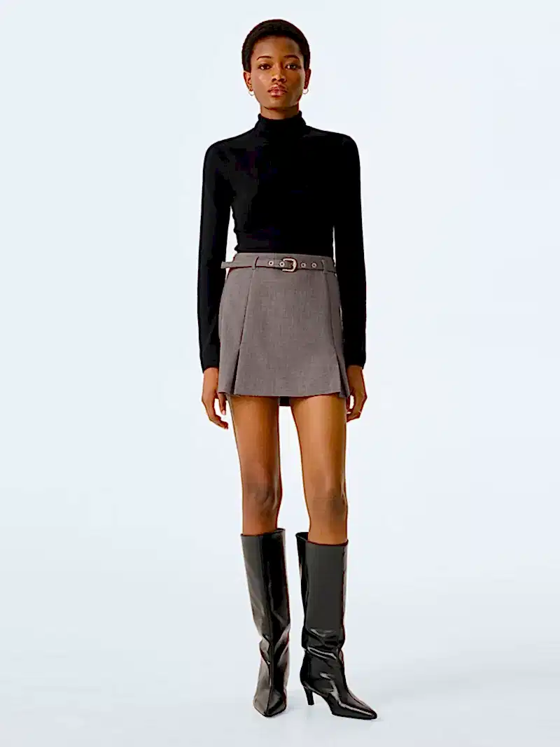 Deeley Skirt in Grey