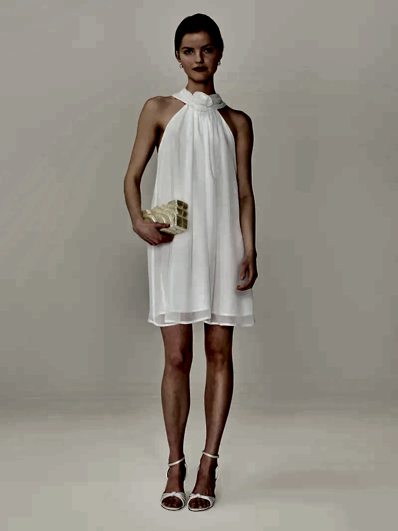 Demi Dress in Ivory