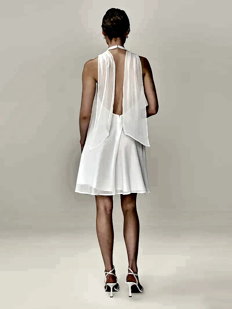 Demi Dress in Ivory