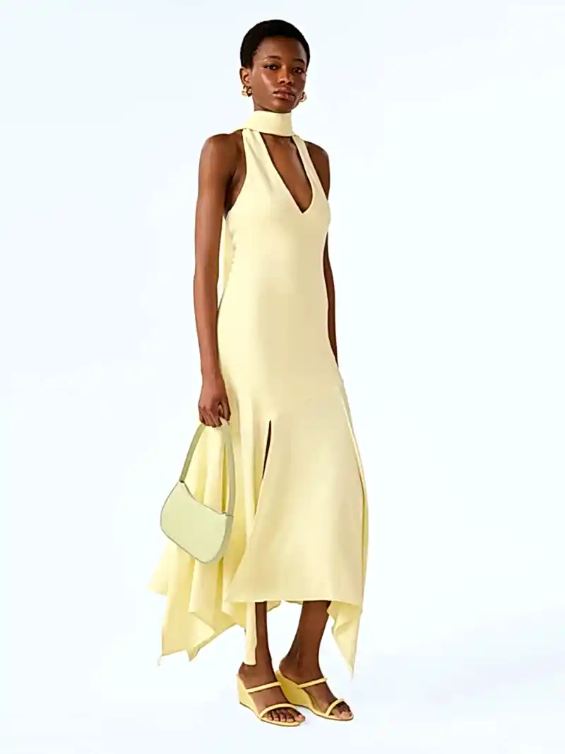 Divina Dress in Yellow