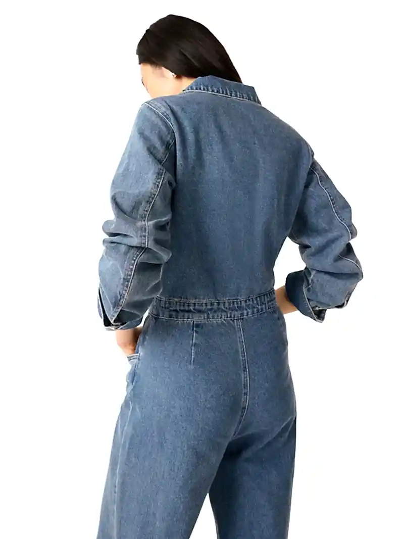 Diya Jumpsuit in Light Wash
