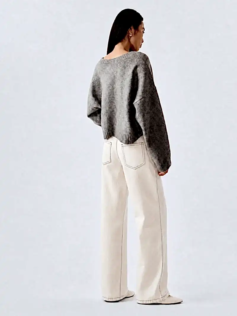 Dylan Cardigan in Grey Marl