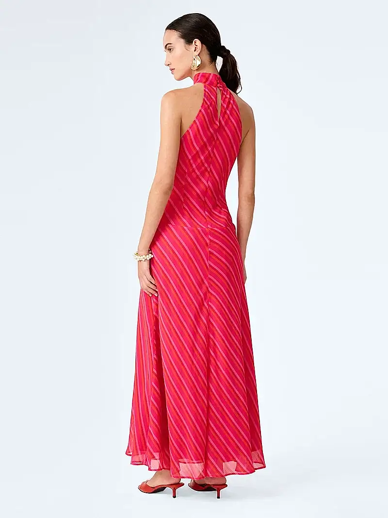Elsie Dress in Pink and Orange