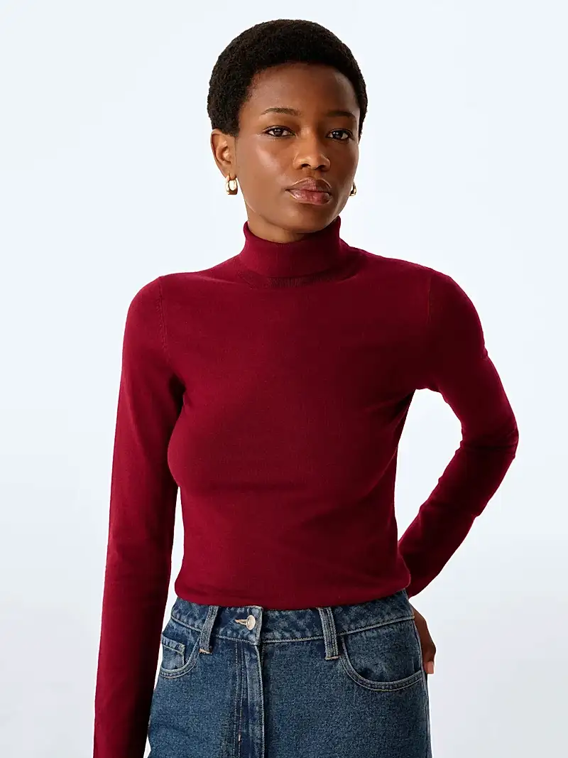 Everest Top in Burgundy