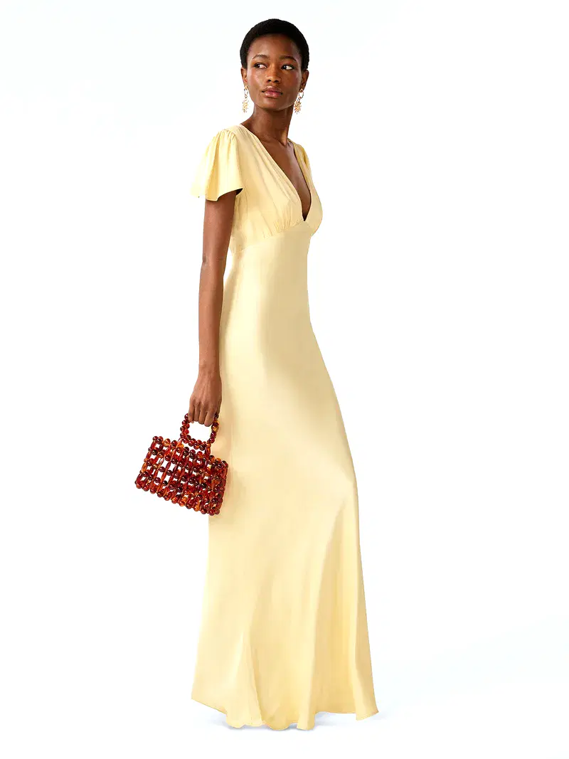Fai Dress in Double Cream