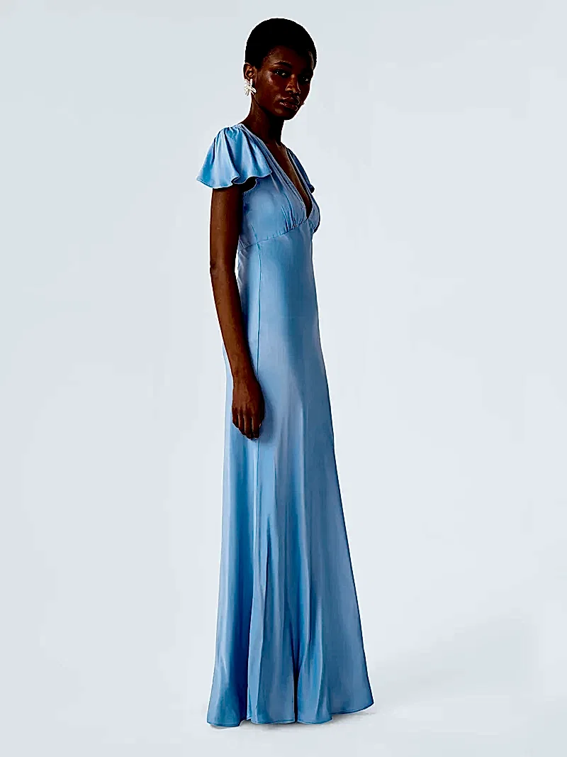 Fai Dress in Vista Blue