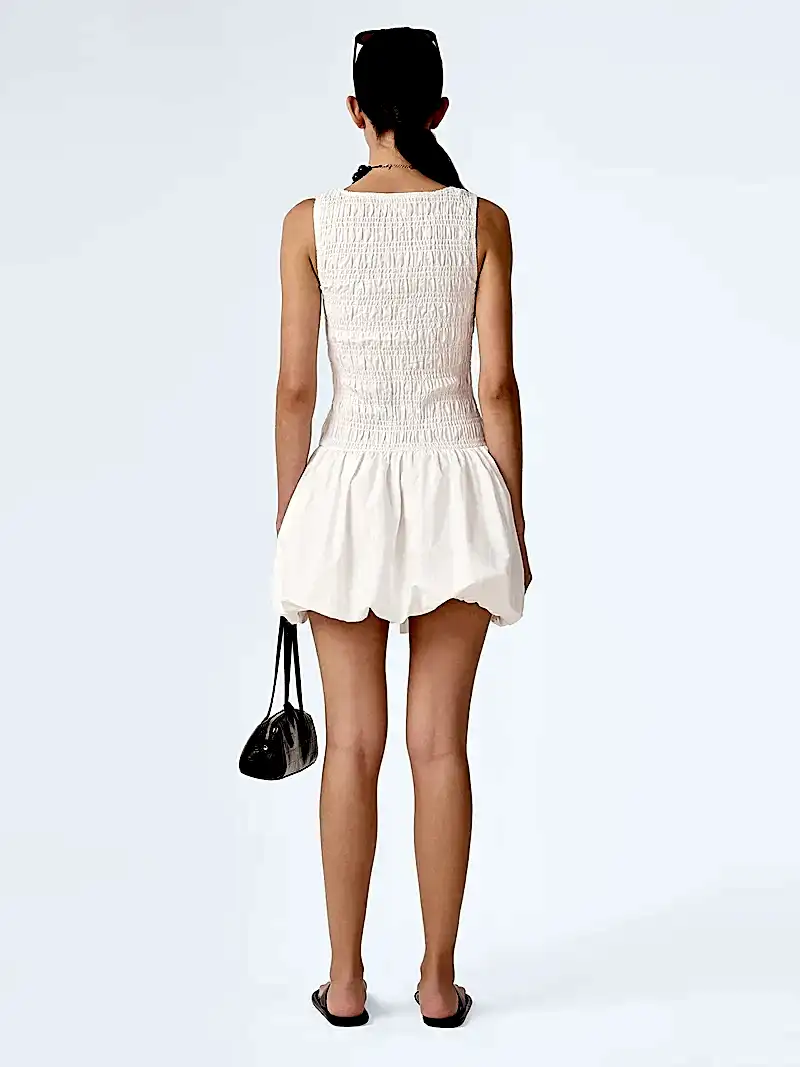 Fernanda Dress in White