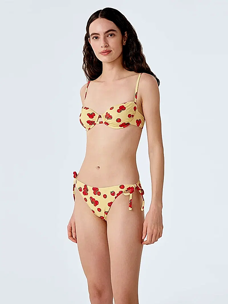 Fiji Bikini Set in Tomato Print
