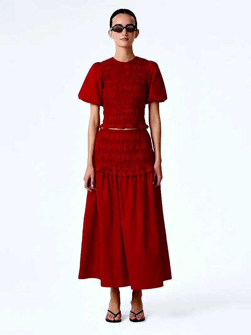 Nicolla Top in Barbados Cherry