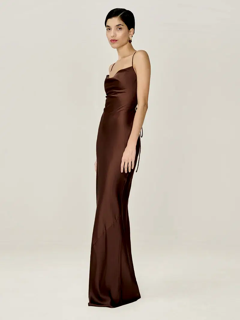 Ginny Dress in Chocolate