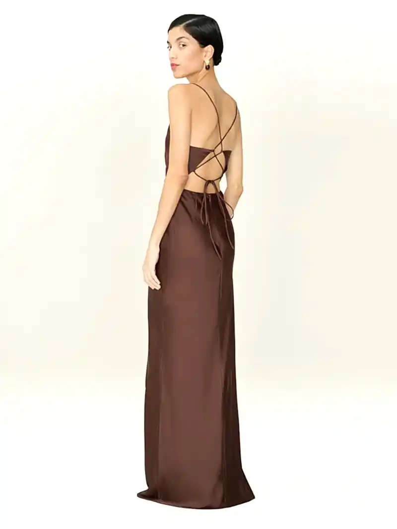Ginny Dress in Chocolate