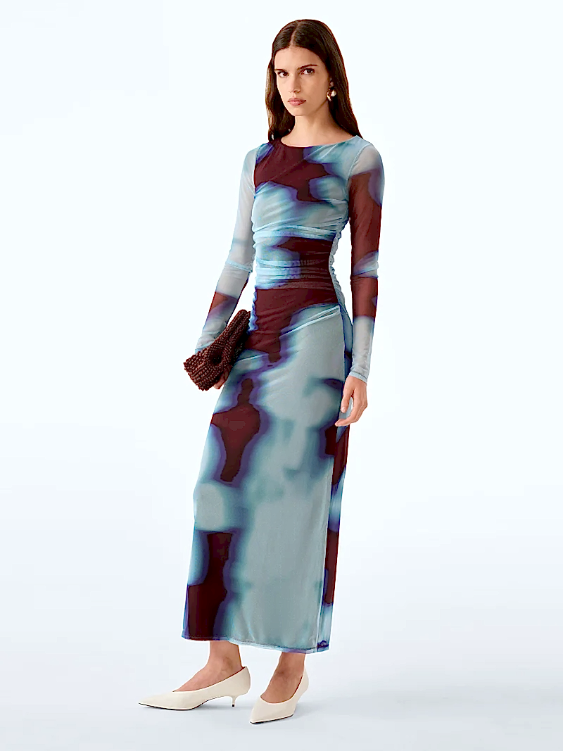 Hollis Dress in Wall Paper Floral