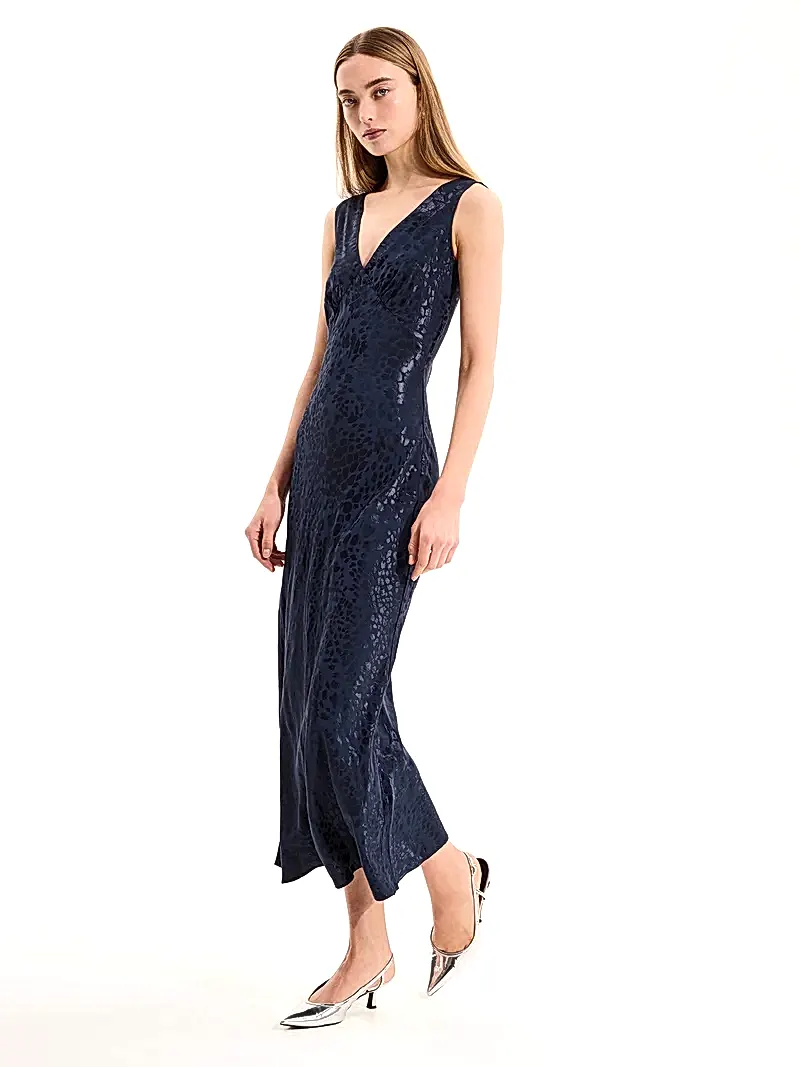 Iris Maxi Dress in Navy