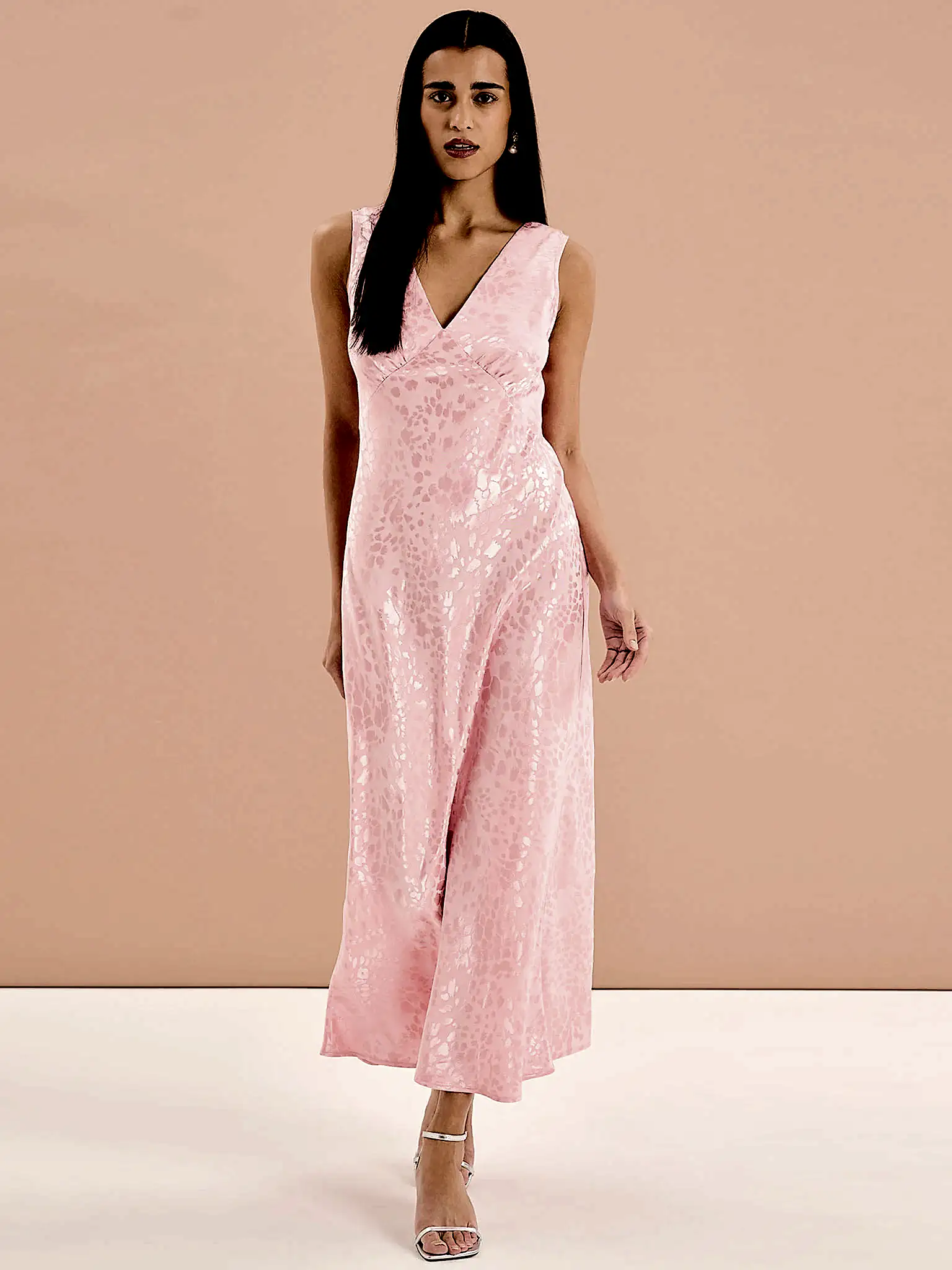 Iris Maxi Dress in Pink
