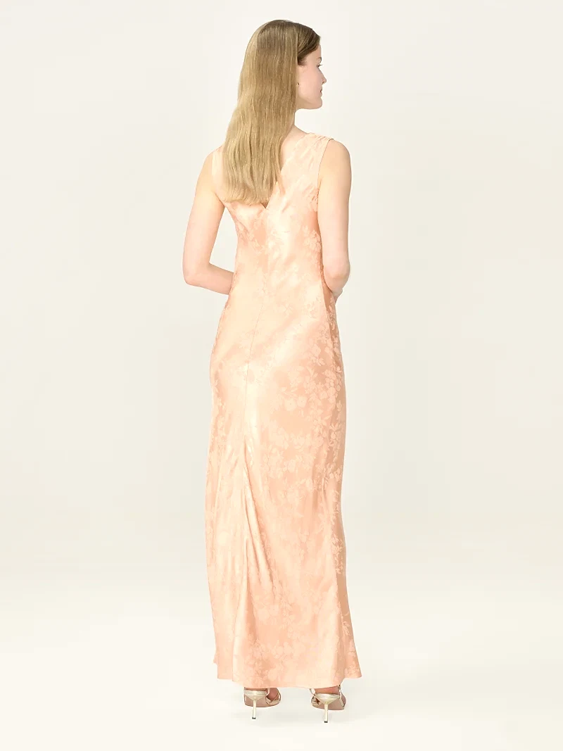 Iris Jacquard Dress in Prairie Sunset