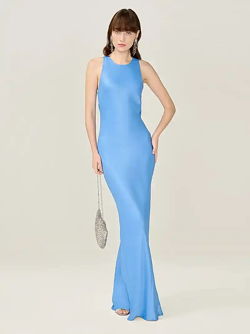 Jai Dress in Blue Bonnet