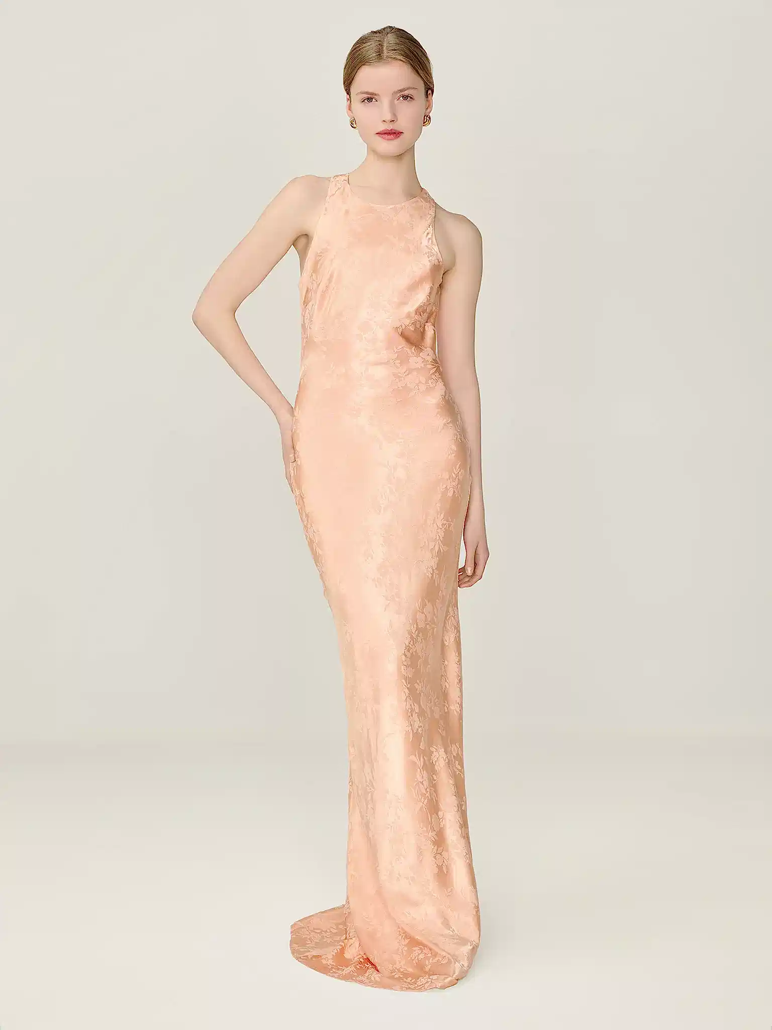 Jai Jacquard Dress in Prairie Sunset
