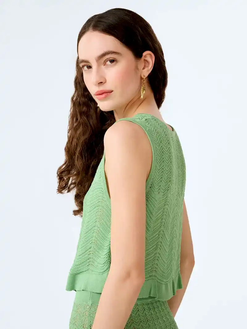 Jayde Top in Green