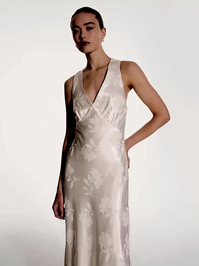 Kew Dress in Ivory