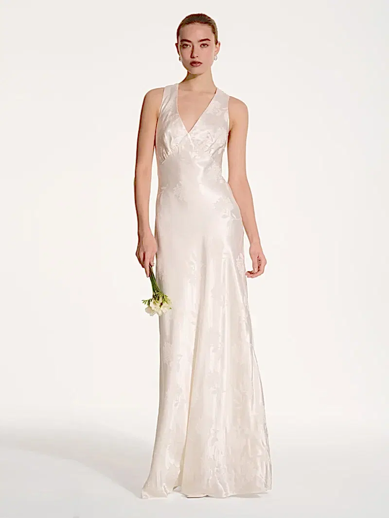Kew Dress in Ivory