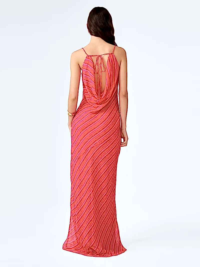 Koko Dress in Pink and Orange