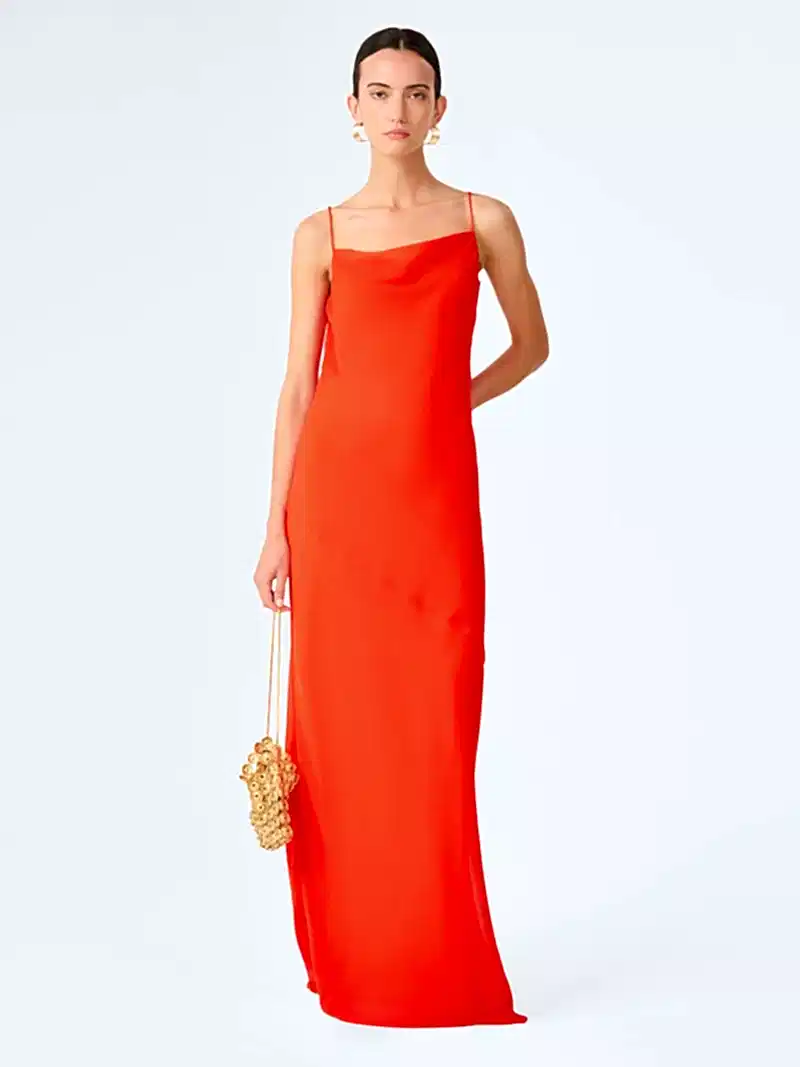 Koko Dress in Tangerine