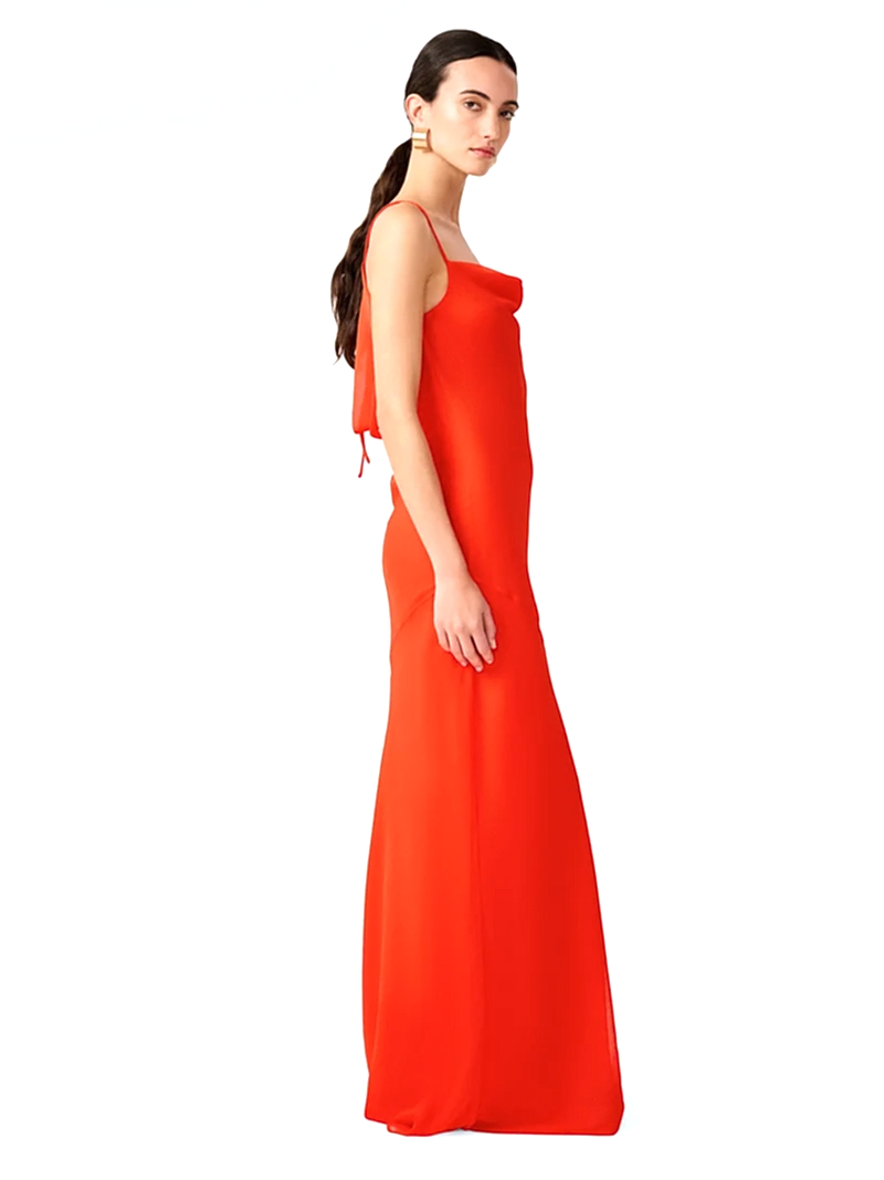 Koko Dress in Tangerine