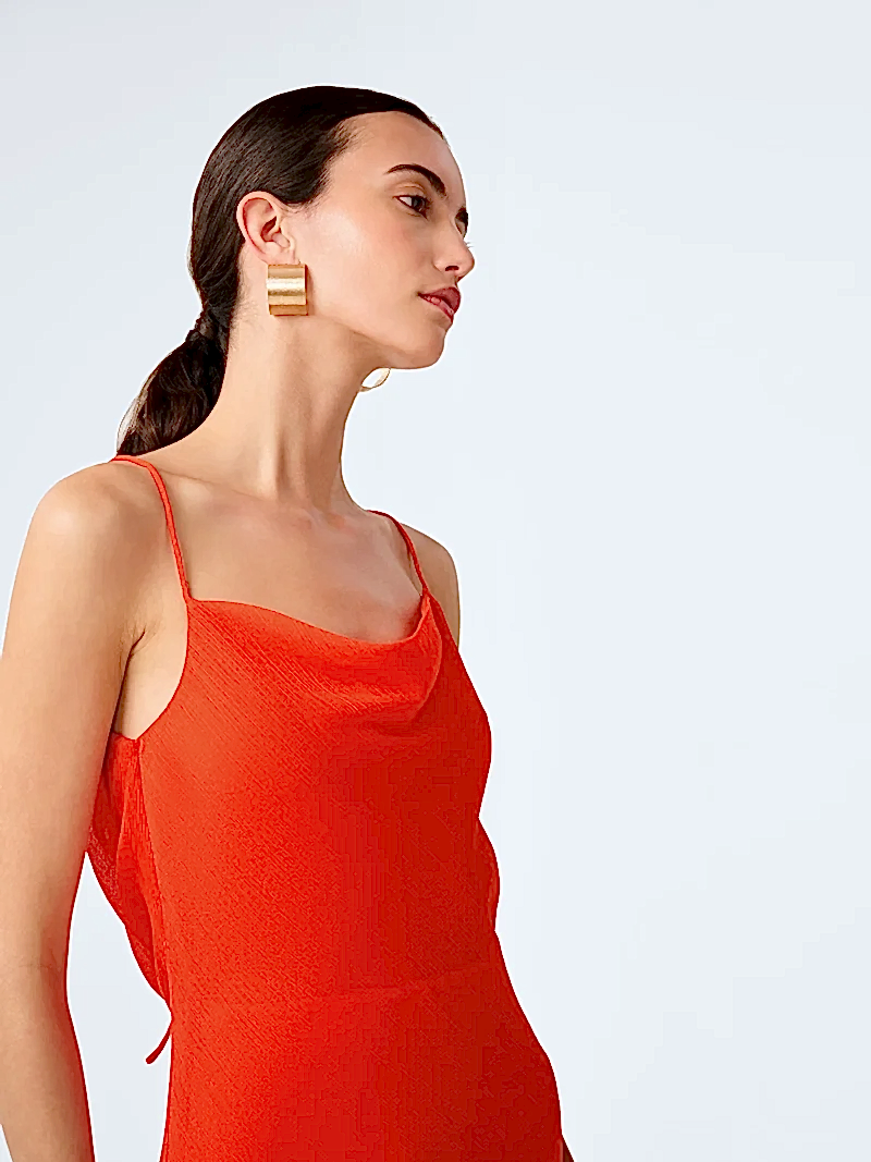 Koko Dress in Tangerine
