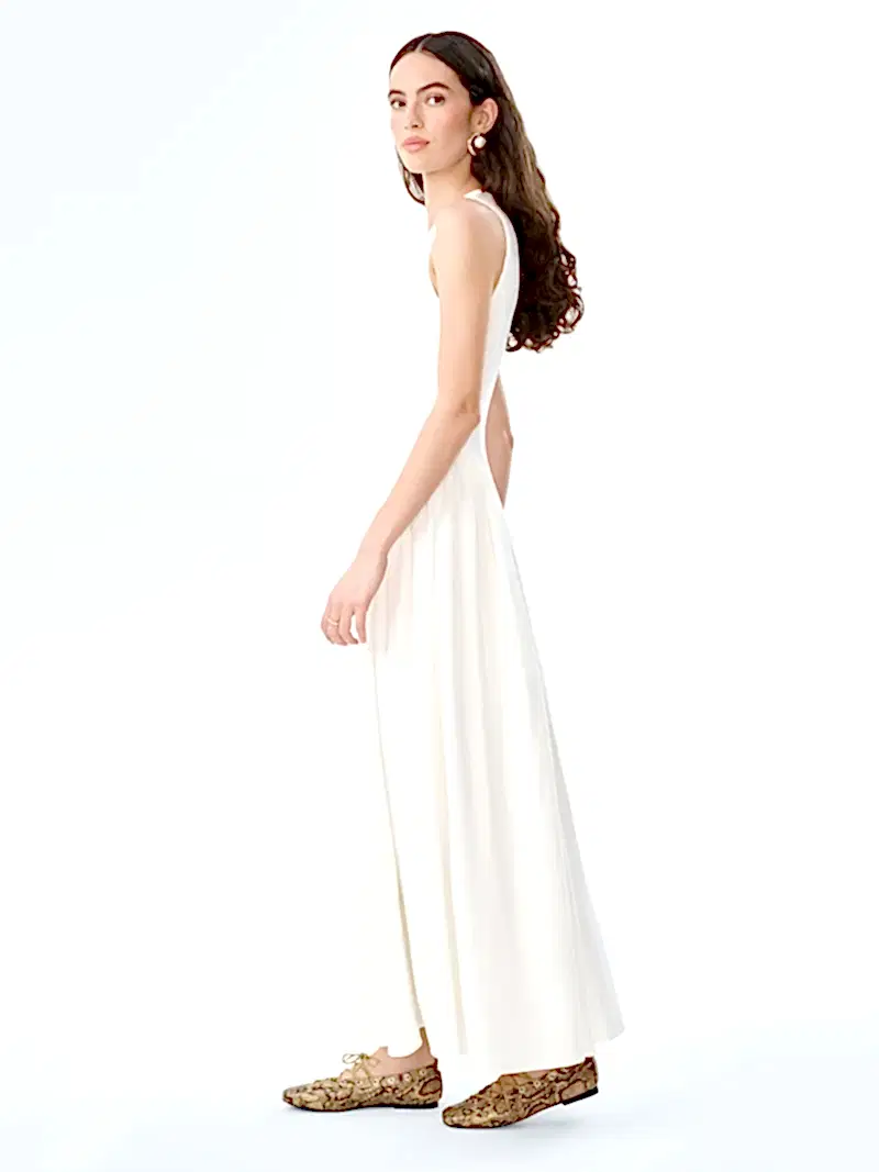 Margate Dress in White