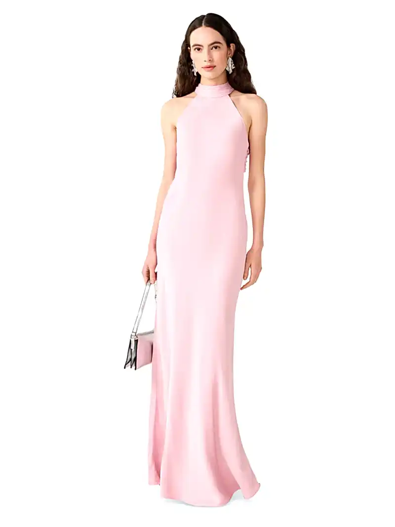 Milos Dress in Bleached Mauve