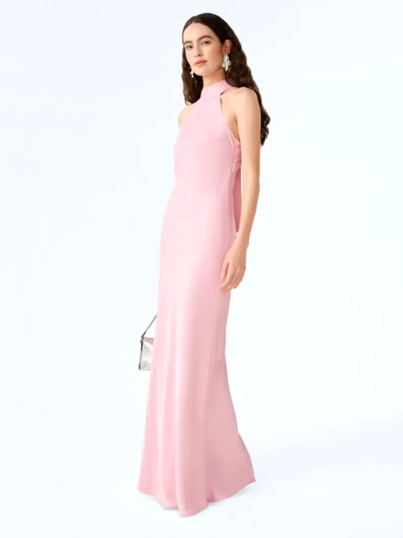 Milos Dress in Bleached Mauve