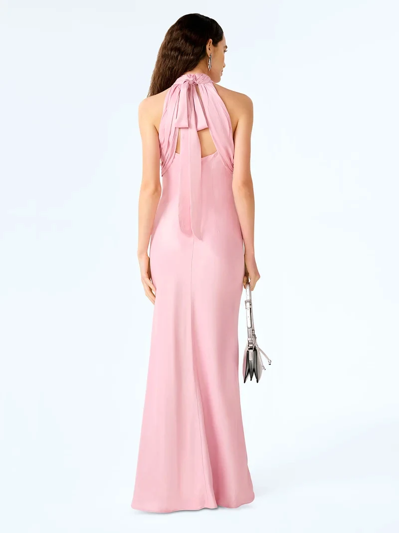 Milos Dress in Bleached Mauve