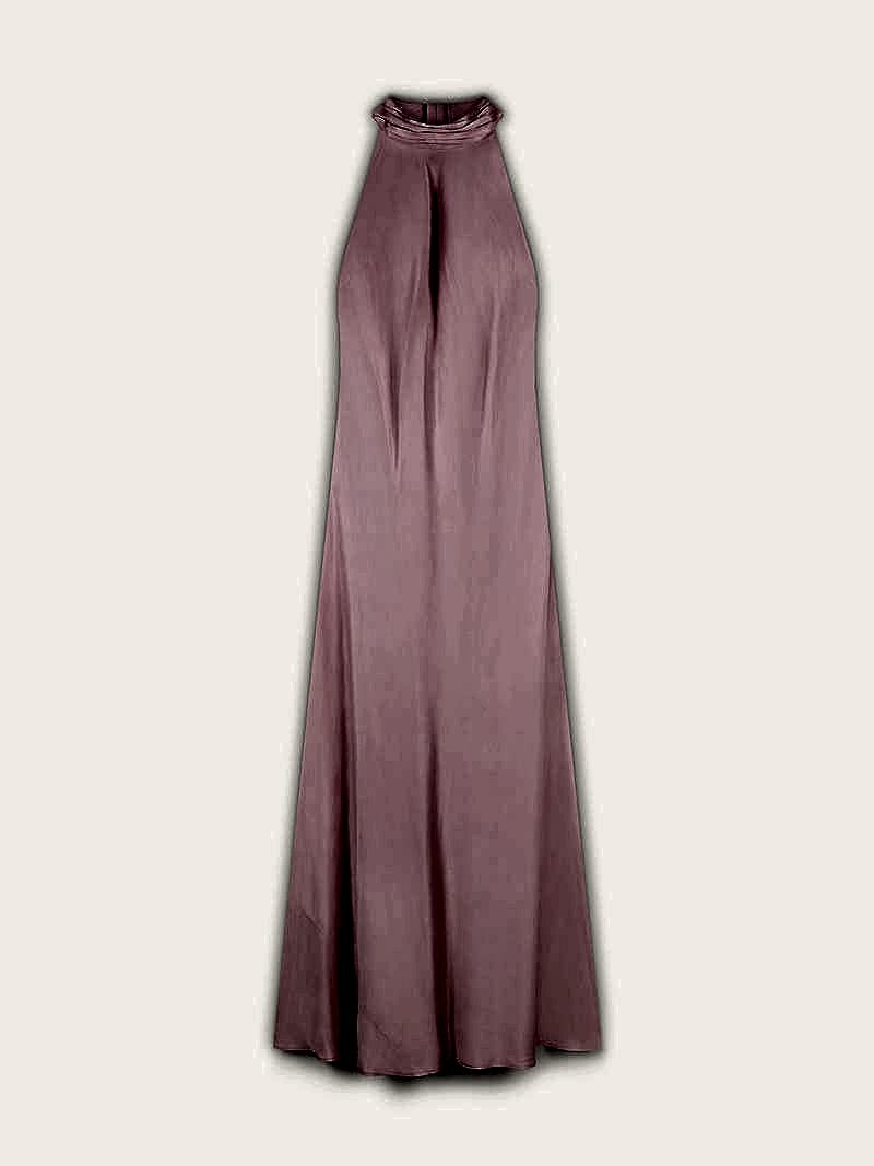 Milos Dress in Bleached Mauve