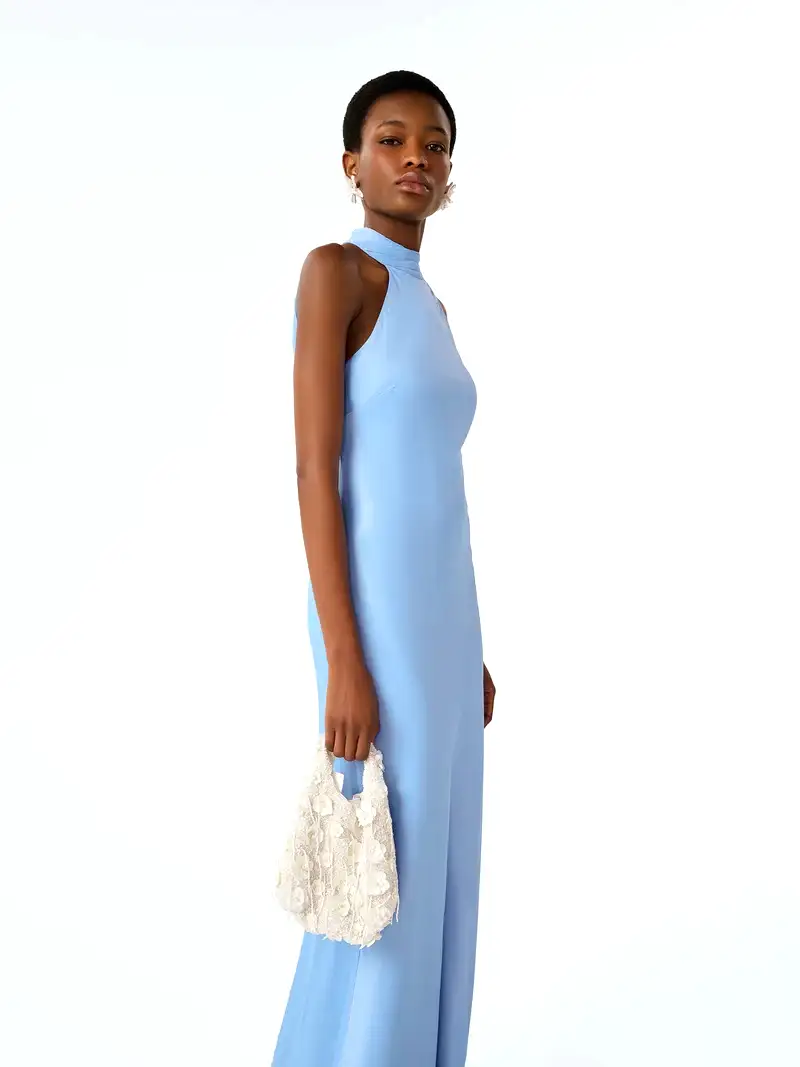 Milos Dress in Vista Blue