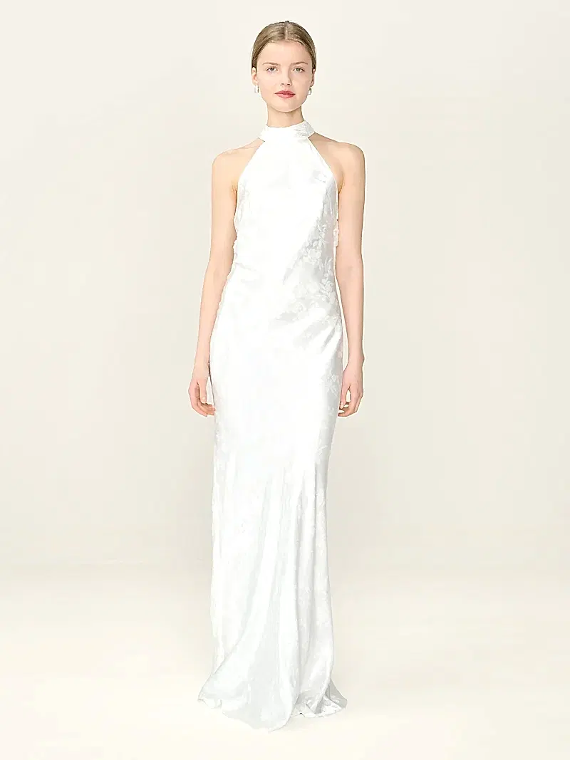 Milos Dress in Ivory
