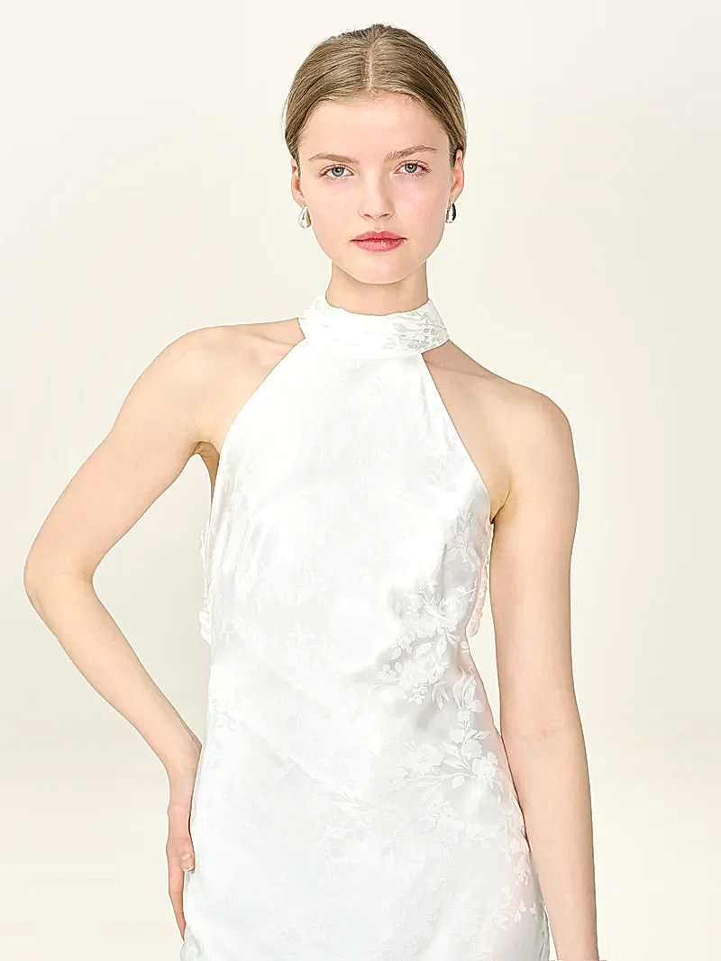 Milos Dress in Ivory