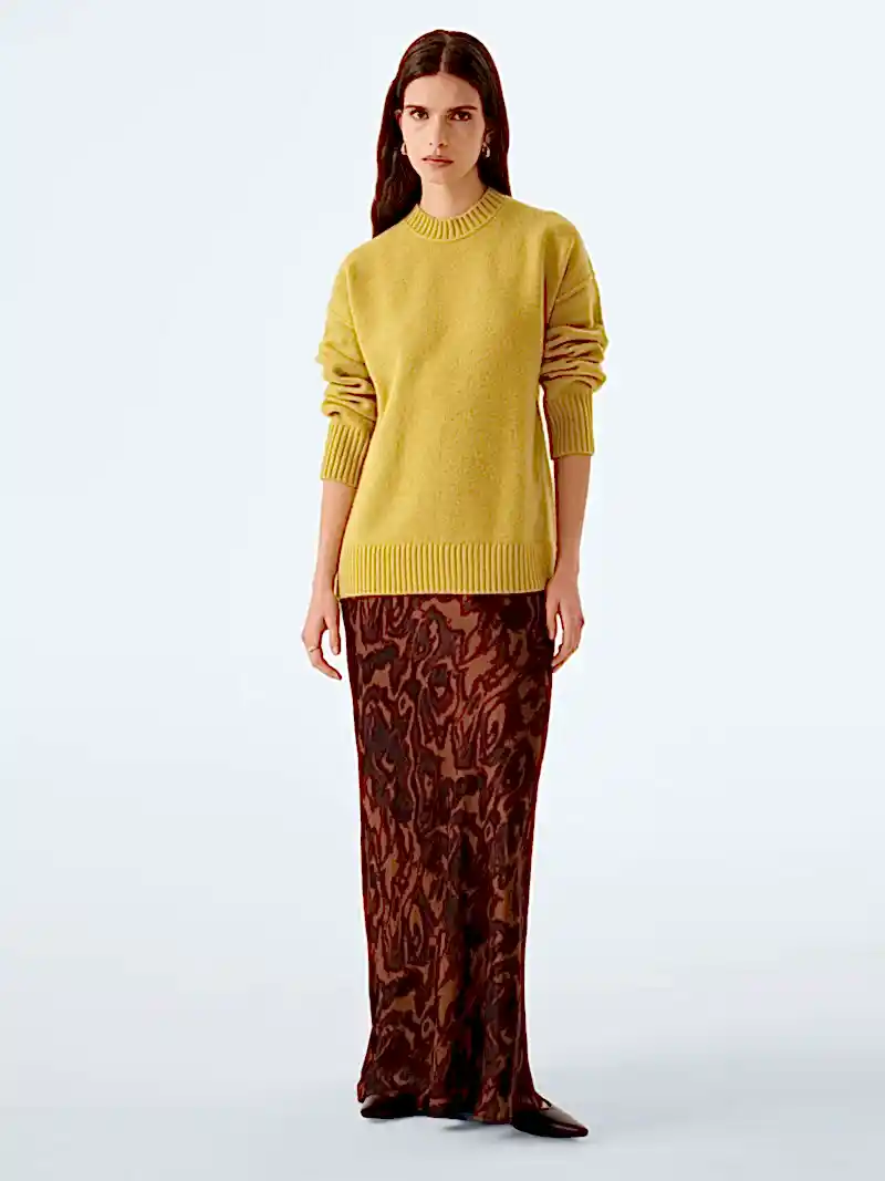 Clementine Jumper in Chartreuse