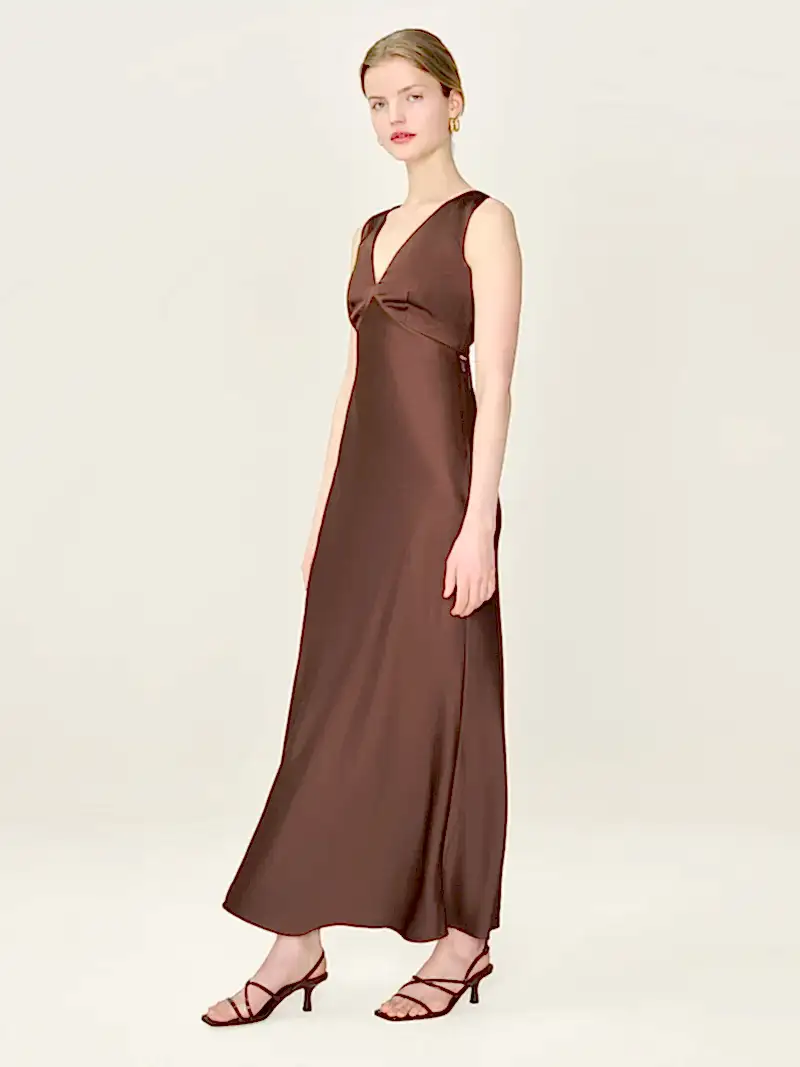 Nova Dress in Chocolate