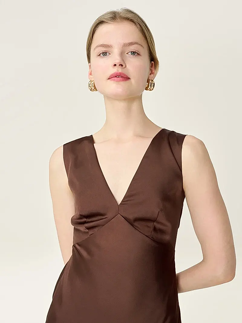 Nova Dress in Chocolate