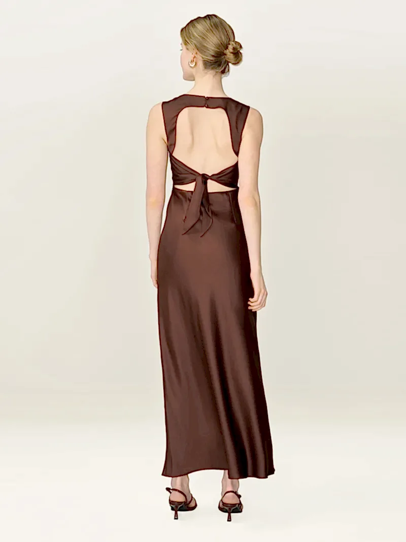 Nova Dress in Chocolate