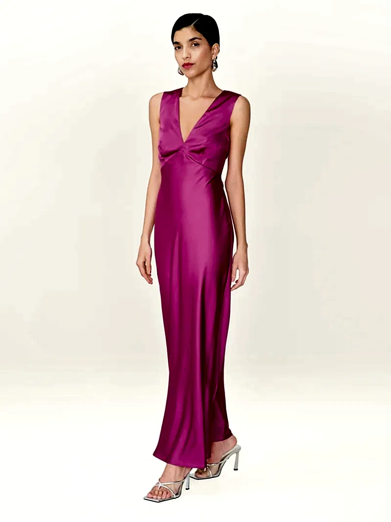 Nova Dress in Magenta