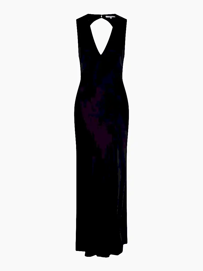 Nova Tie Back Dress in Black