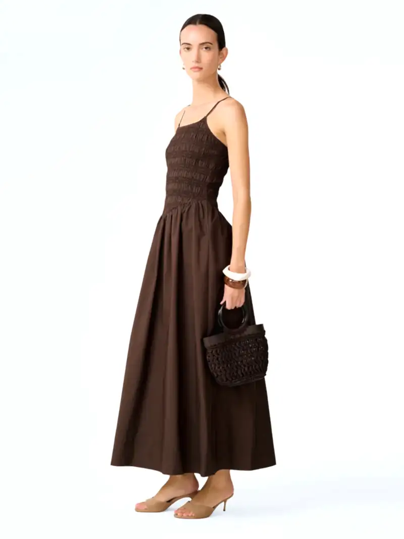 Paulina Dress in Chocolate