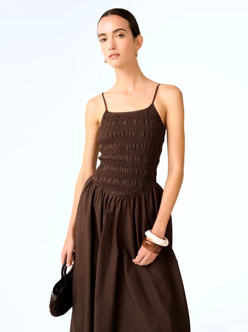 Paulina Dress in Chocolate